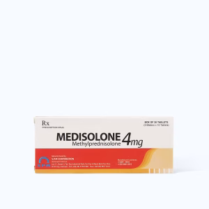 Medisalone 4mg (3 Vỉx10Viên) - Kháng viêm, giảm dị ứng mạnh