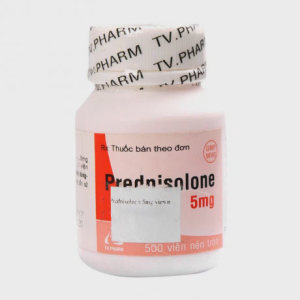 Prednisolone 5mg TVPharma (Chai/500 viên) – Kháng viêm, điều trị dị ứng