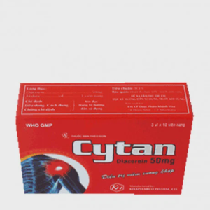 Viên nang Cytan 50mg điều trị triệu chứng thoái hóa khớp (3 vỉ x 10 viên)