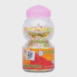 Thuốc cốm Plurivica Nadyphar điều trị tình trạng suy nhược do thiếu vitamin và calci (chai 40g)