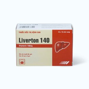 Viên nang Liverton 140mg điều trị viêm gan, xơ gan (10 vỉ x 10 viên)