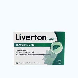 Viên nang Liverton 70mg điều trị viêm gan, xơ gan (10 vỉ x 10 viên)