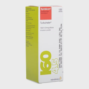 Bột hít Symbicort Turbuhaler 160/4.5mcg điều trị hen, bệnh phổi tắc nghẽn mãn tính (hộp 120 liều)