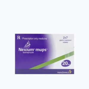 Viên nén Nexium-mups 20mg điều trị viêm loét thực quản do trào ngược, tăng tiết acid (2 vỉ x 7 viên)