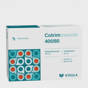 Viên nén COTRIMOXAZOLE 400mg/80mg điều trị nhiễm khuẩn (10 vỉ x 10 viên)