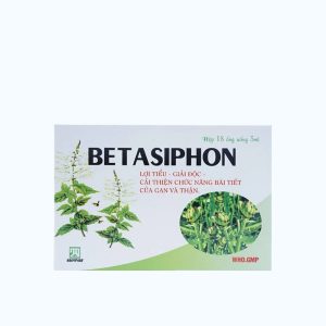 Dung dịch uống Betasiphon hỗ trợ các bệnh lý về gan mật, tiêu hóa, giải độc gan (hộp 18 ống)
