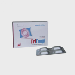 Viên nang Trifungi 100mg điều trị các bệnh nhiễm nấm (1 vỉ x 4 viên)