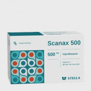 Viên nén Scanax 500mg điều trị và dự phòng nhiễm khuẩn (5 vỉ x 10 viên)