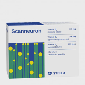 Viên nén Scanneuron stella điều trị rối loạn do thiếu vitamin B1, B6, B12 (10 vỉ x10 viên)
