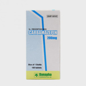 Viên nén Carbamazepine 200mg Danapha điều trị động kinh (chai 100 viên)