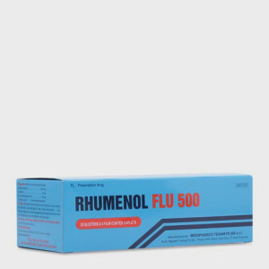 Rhumenol Flu 500 (25 vỉ x 4 viên/hộp)