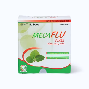 Viên nang Mecaflu Forte hỗ trợ sát trùng đường hô hấp (10 vỉ x 10 viên)