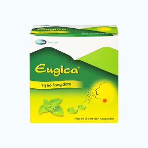 Eugica xanh (10 vỉ x 10 viên) – Viên uống thảo dược trị ho, cảm cúm