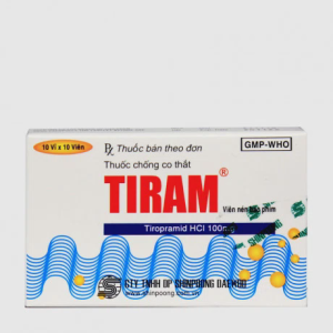 Viên nén Tiram 100mg Shinpoong Daewoo điều trị co thắt dạ dày-ruột (10 vỉ x 10 viên)