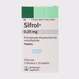 Viên nén Sifrol 0,25mg trị bệnh parkinson (3 vỉ x 10 viên)