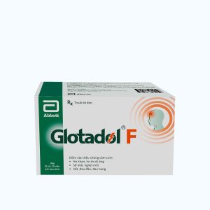 Viên nén Glotadol F trị các triệu chứng ho cảm thông thường (10 vỉ x 10 viên)