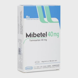 Viên nén Mibetel 40mg điều trị tăng huyết áp (3 vỉ x 10 viên)