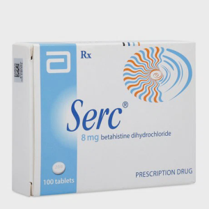 Viên nén Serc 8mg điều trị chóng mặt, rối loạn tiền đình (4 vỉ x 25 viên)