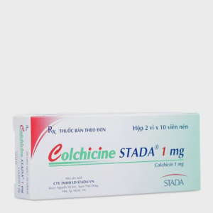 Colchicine Stada 1mg (Hộp 2 vỉ x 10 viên)