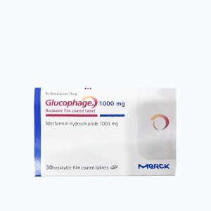 Thuốc Glucophage 1000mg Merck điều trị đái tháo đường type 2 (2 vỉ x 15 viên)