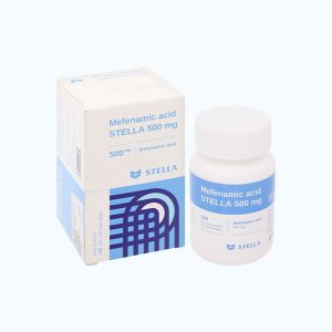 Viên nén Mefenamic Acid Stella 500mg giảm đau đầu, đau răng, đau sau phẫu thuật (chai 100 viên)