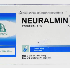 Viên nang Neuralmin 75 mg điều trị đau thần kinh và rối loạn lo âu (2 vỉ x 14 viên)