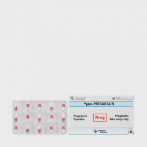 Viên nang Pms Pregabalin 75mg điều trị động kinh,rối loạn lo âu (4 vỉ x 15 viên)
