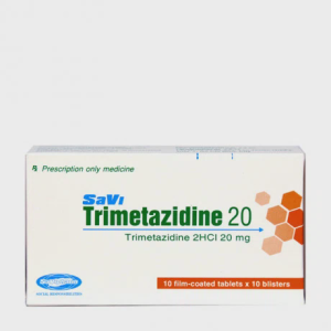 Viên nén Savi Trimetazidine 20mg điều trị đau thắt ngực ổn định (10 vỉ x 10 viên)