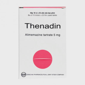 Viên nén bao phim Thenadin 5mg điều trị dị ứng, ho khan (10 vỉ x 25 viên)
