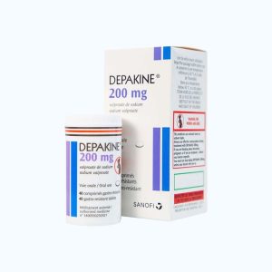 Viên nén kháng dịch vị Depakine 200mg điều trị động kinh (chai 40 viên)