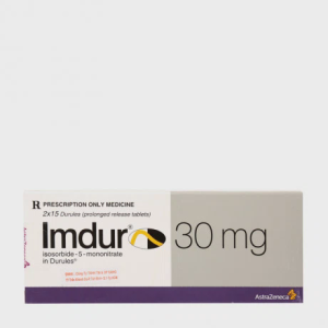 Viên giải phóng có kiểm soát Imdur 30mg điều trị dự phòng đau thắt ngực (2 vỉ x15 viên)