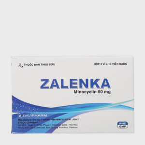 Viên nang Zalenka 50mg điều trị nhiễm trùng toàn thân (3 vỉ x 10 viên)