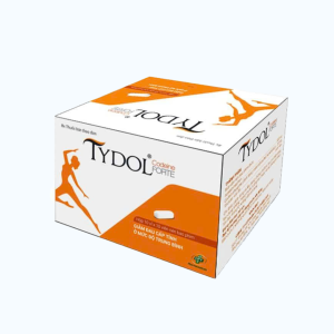 Viên nén Tydol codeine Forte 500mg/30mg giảm đau cấp tính ở mức độ trung bình (10 vỉ x 10 viên)