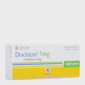 Viên nén Dochicin 1mg bệnh gút cấp, viêm sụn khớp (2 vỉ x 10 viên)