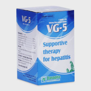 Viên nén VG 5 hạ men gan, tăng cường chức năng gan, bổ gan (chai 40 viên)