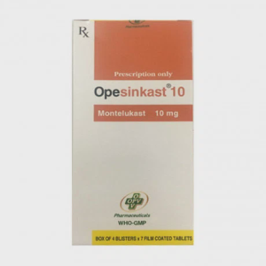 Viên nén Opesinkast 10mg dự phòng và điều trị hen phế quản mạn tính (4 vỉ x 7 viên)