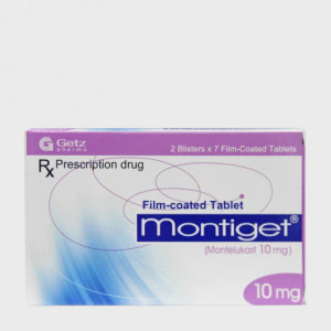 Viên nén Montiget 10mg dự phòng và điều trị hen phế quản mạn tính (2 vỉ x 7 viên)