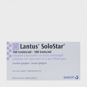 Dung dịch tiêm Lantus Solostar 100IU/ml insulin trị đái tháo đường 0
