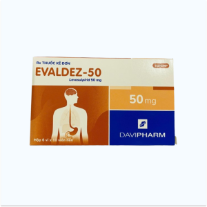 Viên nén Evaldez 50mg điều trị tâm thần phân liệt (6 vỉ x 10 viên)