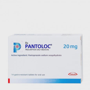 Viên bao tan ở ruột Pantoloc 20mg Takeda điều trị loét dạ dày, tá tràng (1 vỉ x 14 viên)