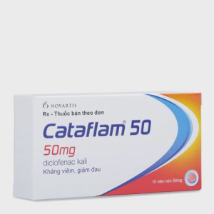 Cataflam 50mg: Giảm đau, kháng viêm mạnh (1 vỉ x 10 viên)