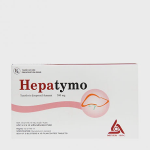 Viên nén Hepatymo 300mg trị viêm gan B mạn tính (3 vỉ x 10 viên)