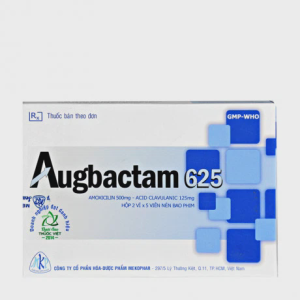 Viên nén Augbactam 625mg điều trị nhiễm khuẩn (2 vỉ x 5 viên)