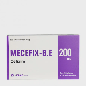Viên nang Mecefix-B.E 200mg Merap kháng sinh điều trị nhiễm khuẩn (2 vỉ x 10 viên)