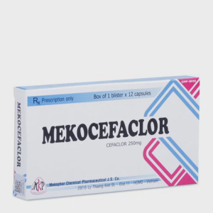 Viên nang Mekocefaclor 250mg kháng sinh điều trị nhiễm khuẩn (1 vỉ x 12 viên)