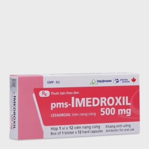 Viên nang Imedroxil 500mg điều trị nhiễm khuẩn (1 vỉ x 12 viên)
