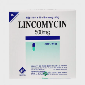 Viên nang Lincomycin 500mg VDP điều trị nhiễm khuẩn (10 vỉ x 10 viên)