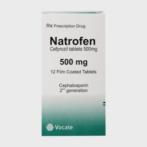 Viên nén Natrofen 500mg kháng sinh điều trị nhiễm khuẩn (3 vỉ x 4 viên)