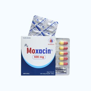 Viên nang Moxacin 500mg điều trị nhiễm khuẩn (10 vỉ x 10 viên)