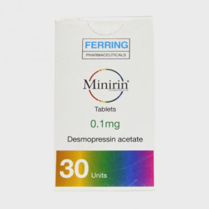 Viên nén Minirin 0.1mg điều trị đái tháo nhạt trung ương, tiểu đêm (chai 30 viên)